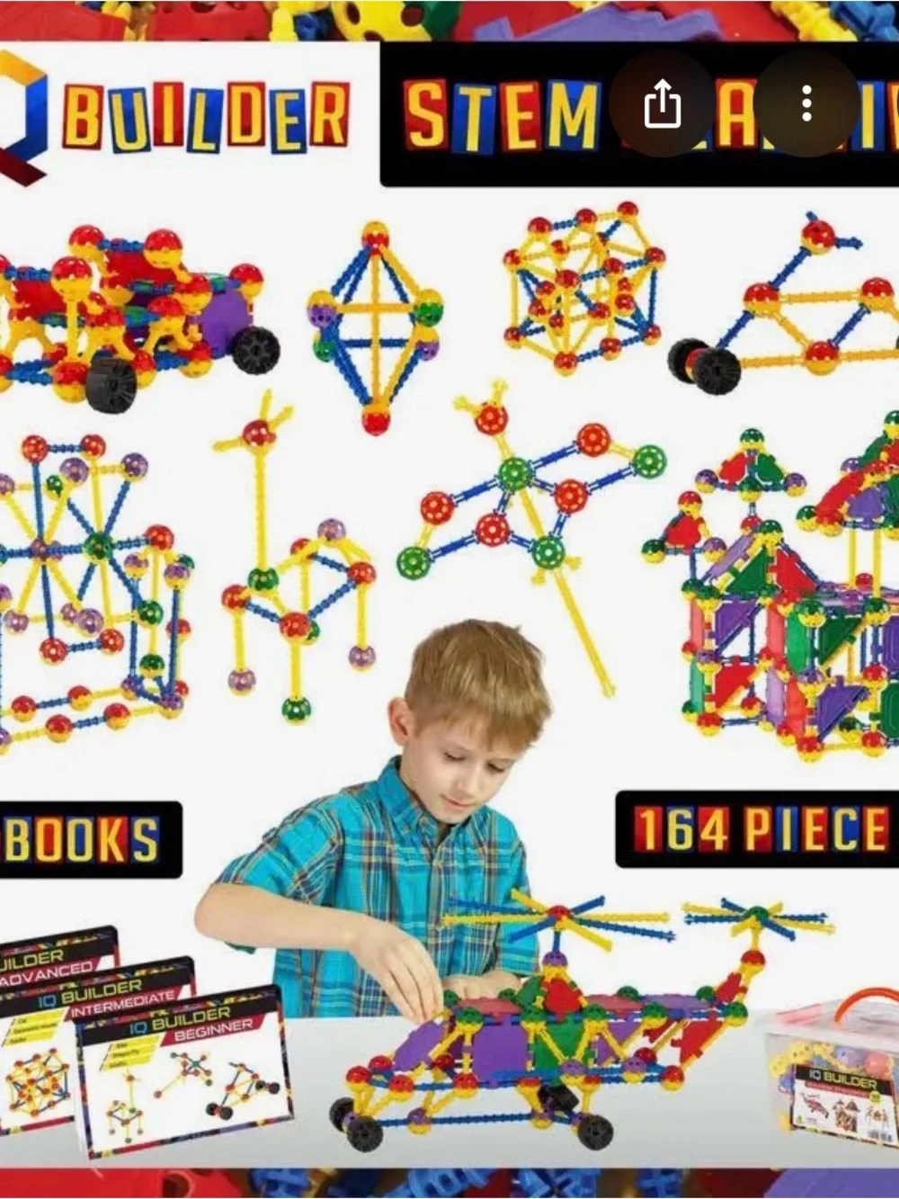 IQ builder stem education building set